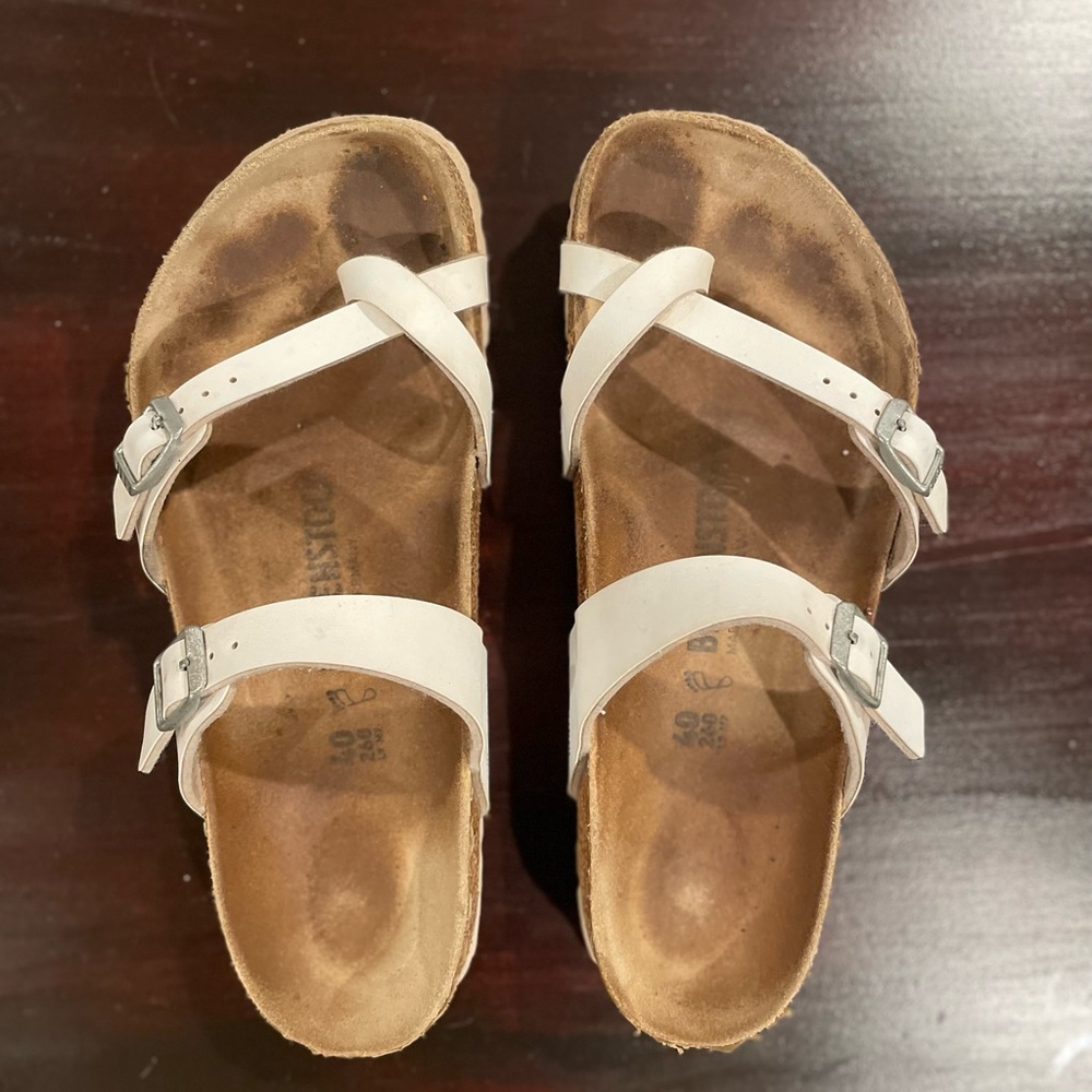 White Birkenstocks
